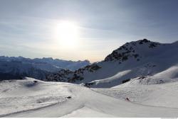 Photo Textures of Background Snowy Mountains